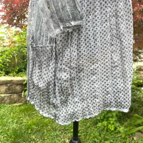 Chico’s Traveler’s Collection Relaxed Fit Boho Crinkled Jacket Size Medium - Picture 7 of 12